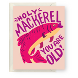 Holy Mackerel Birthday Card