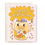 Happy Birthday Orange Soda Card