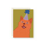 Birthday Cat Mini Card